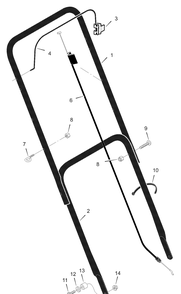 Part Location Diagram of 673628-884 Briggs and Stratton Lever, Stop